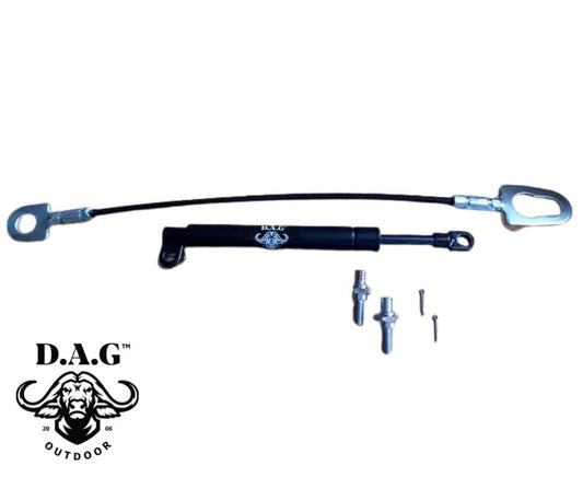 D.A.G | TOYOTA HILUX REVO Tail Gate Slowdown Shocks [only fits tailgate with steel support brackets not cable supports]