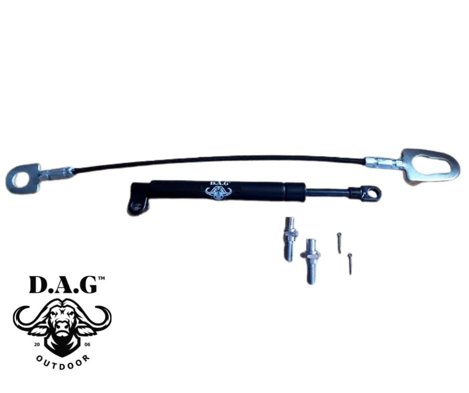 D.A.G TAIL GATE SLOWDOWN SHOCKS TOYOTA HILUX REVO(only fits tailgate with steel support brackets not cable supports)