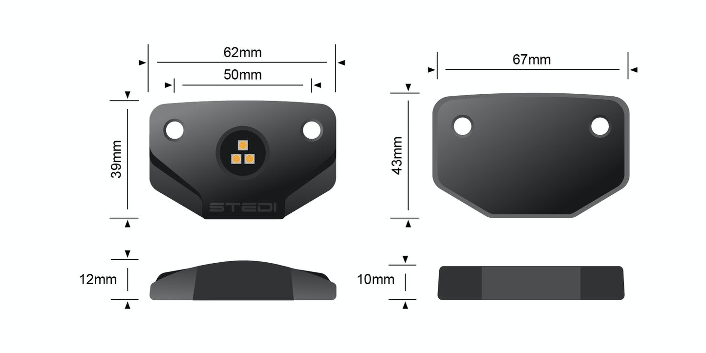 STEDI SURFACE 5700K LED ROCK LIGHT